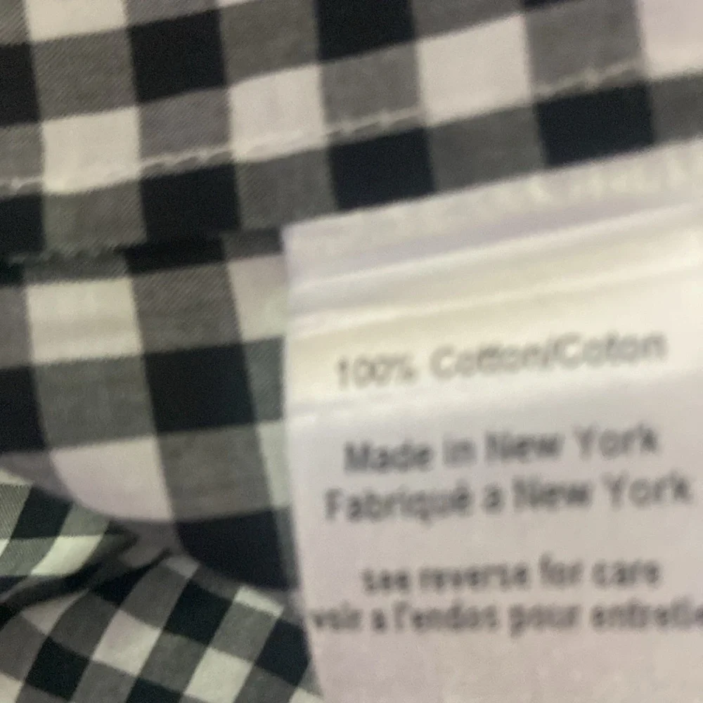 Caroline Constas Artemis Bustier Multi Colored Gingham 100% Cotton Boning Medium - Picture 4 of 5